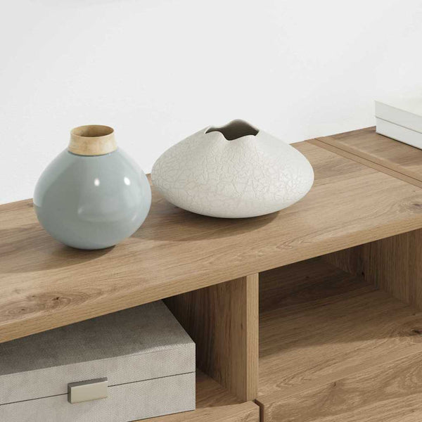 TV-seinäkkeet 4 pcs Artisan tammi Tekninen puu