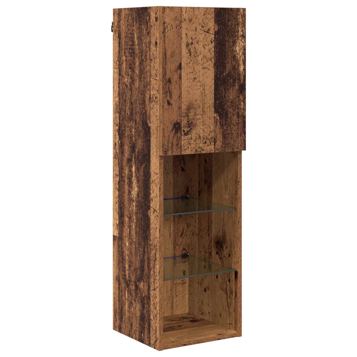 TV-seinäkaappi setti 7 kpl 100 x 30 x 40 cm Vanha Puu