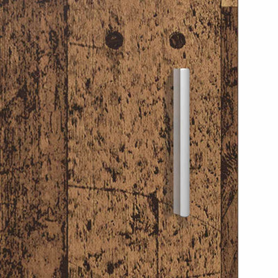 Sivupöydät Corona 2 pcs Vanha Puu 59 x 39 x 80 cm Tekninen puu