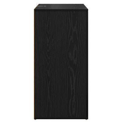 Sivupöydät Corona 2 pcs Musta tammi. 59 x 39 x 80 cm