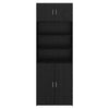 Säilytyskaappi Musta tammi. 80 x 42,5 x 225 cm Tekninen puu