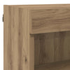 TV Seinäkappaleet LED:llä 5 kpl Artisan tammi 100 x 30 x 30 cm