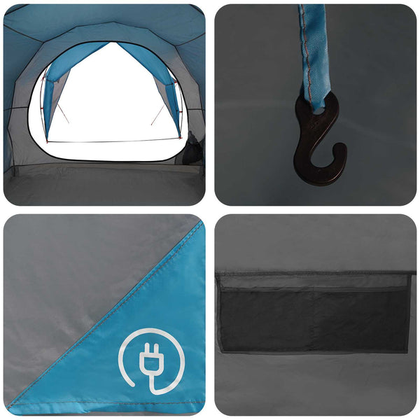 Tunneliteltta 4 hengelle Sininen