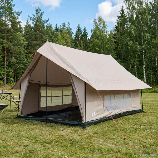 Mökki teltta Kerma 340 x 246 x 210 cm Polypuuvilla