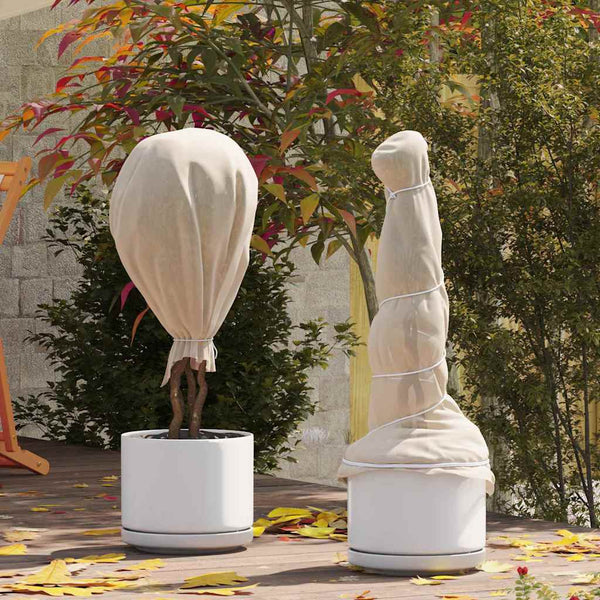 100 x 1,6 m Non-woven kangas pakkassuojakasvivilla Beige