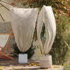 Pakkassuoja kasviryhmille 5 pcs Beige 1,55 x 1 m