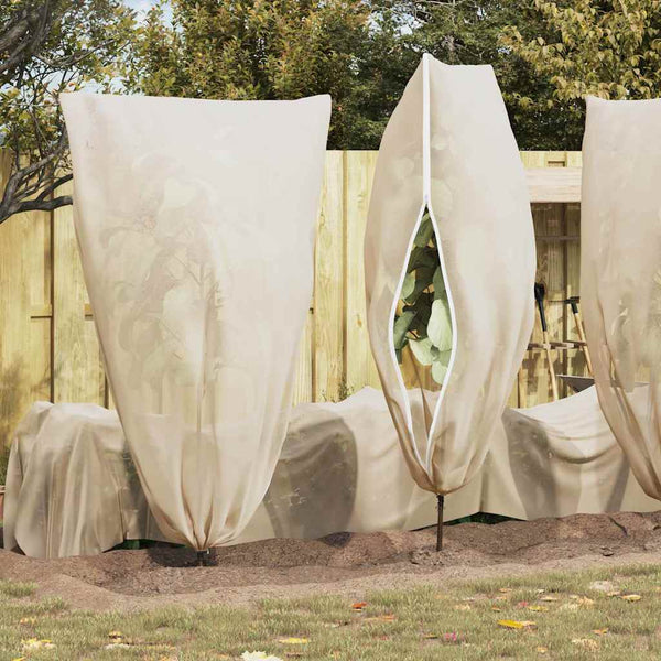 Pakkassuoja kasviryhmille 5 pcs Beige 1,55 x 1 m