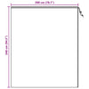 Pakkassuoja kasviryhmille Valkoinen 2,4 x 2 m Non-woven Kangas