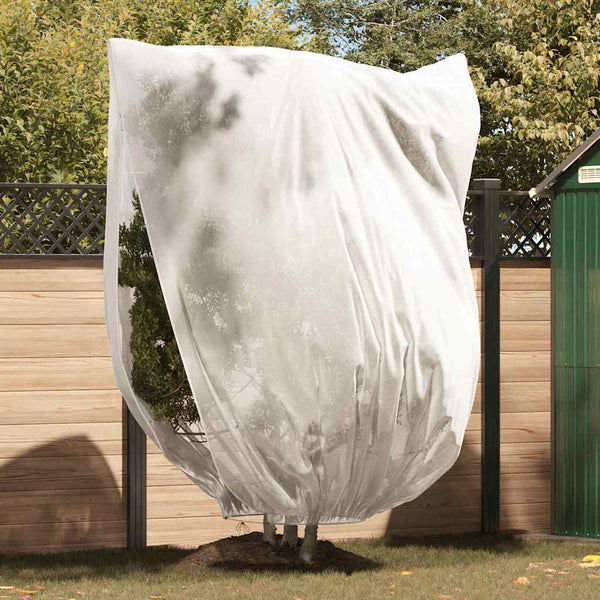 Pakkassuoja kasviryhmille 3 pcs Valkoinen 2,4 x 2 m