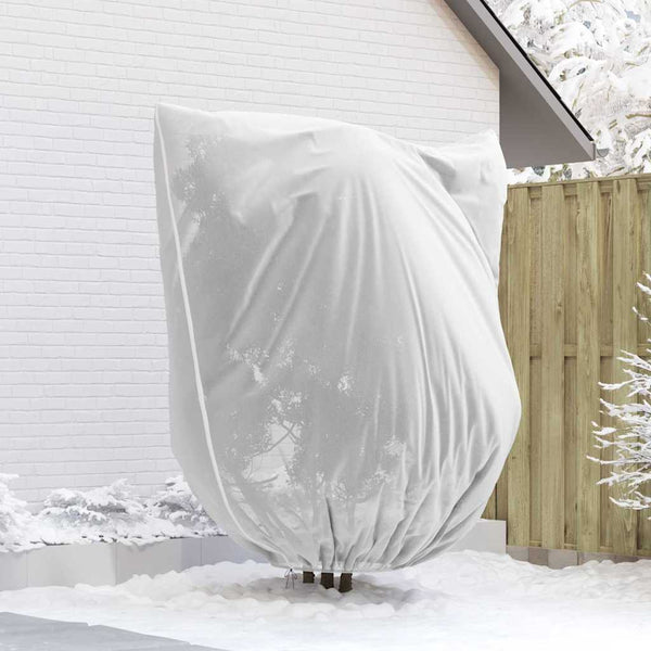 Pakkassuoja kasviryhmille 3 pcs Valkoinen 2,4 x 2 m
