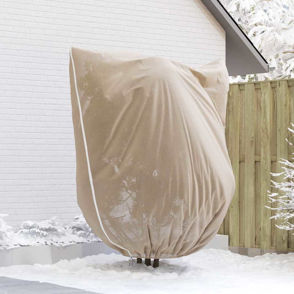 Pakkassuoja kasviryhmille Beige 2,4 x 2 m Non-woven Kangas