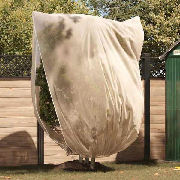 Pakkassuoja kasviryhmille 3 pcs Beige 2,4 x 2 m