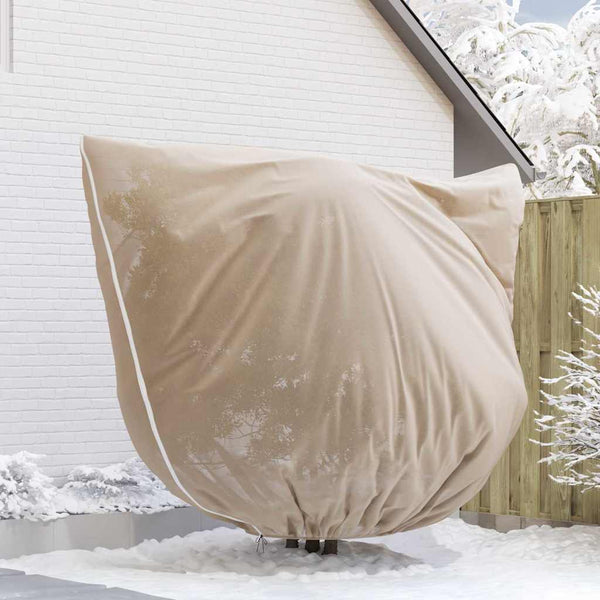Pakkassuoja kasviryhmille 3 pcs Beige 2,5 x 3,14 m