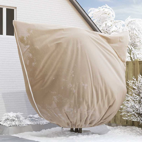 Pakkassuoja kasviryhmille 3 pcs Beige 3 x 3,93 m