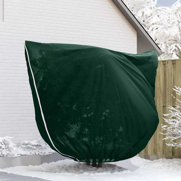 Pakkassuoja kasviryhmille 3 pcs Vihreä 2,5 x 3,14 m