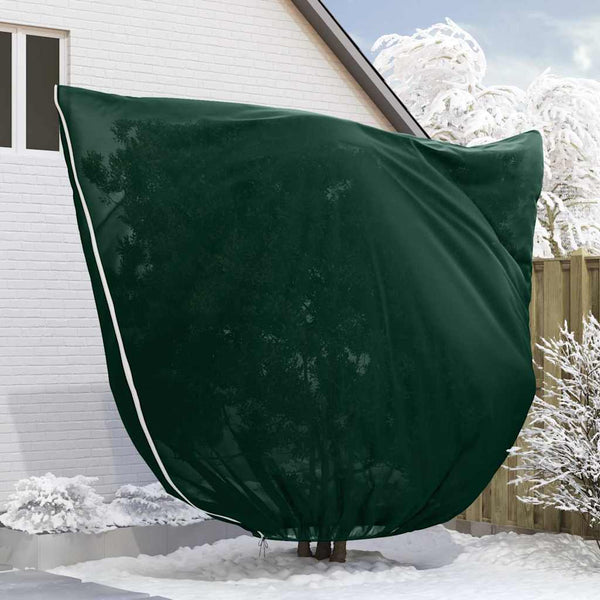 Pakkassuoja kasviryhmille 3 pcs Vihreä 3,5 x 3,93 m