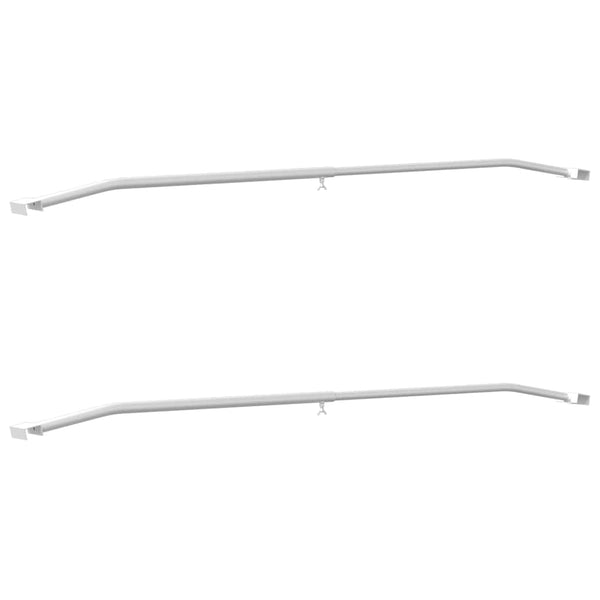Tarvike perävaunuille 2 Hopea 102-155 cm Alumiini