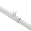 Tarvike perävaunuille 2 Hopea 136-218 cm Alumiini