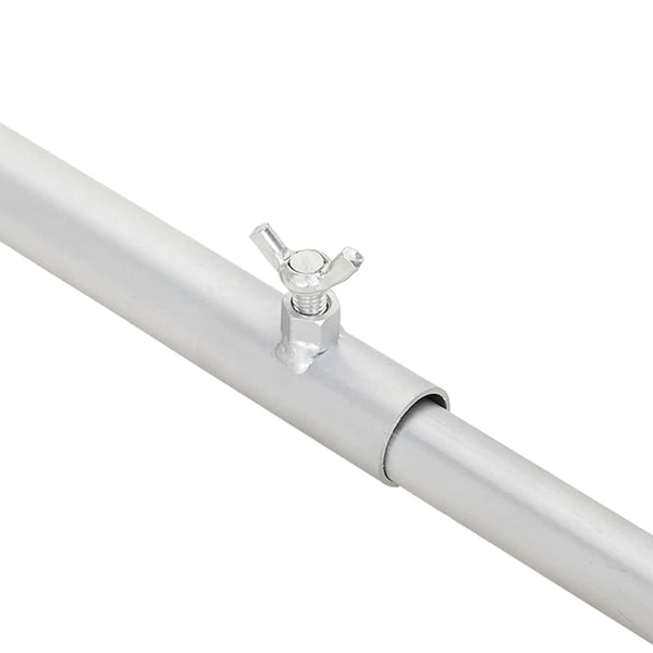 Tarvike perävaunuille 2 Hopea 136-218 cm Alumiini