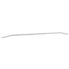 Tarvike perävaunuille 2 Hopea 136-218 cm Alumiini