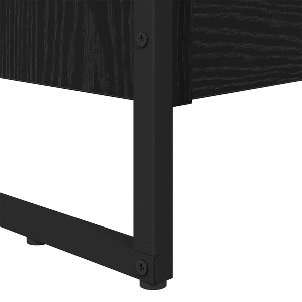 Kirjahylly 80 x 30 x 155 cm Tekninen puu Musta tammi.