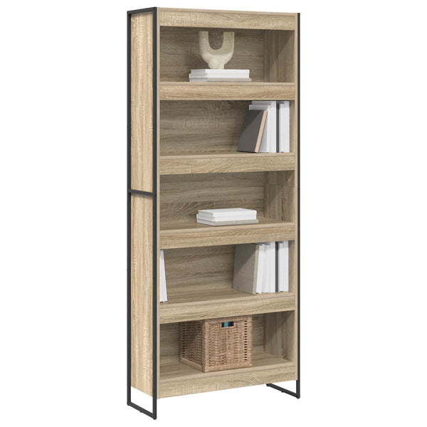 Kirjahylly 80 x 30 x 189,5 cm Tekninen puu Sonoma