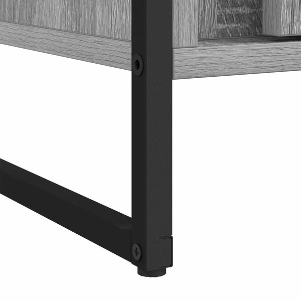 Vaatekaappi 2 pcs Harmaa Sonoma 50 x 50 x 200 cm Tekninen puu