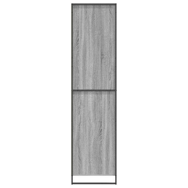 Vaatekaappi 2 pcs Harmaa Sonoma 50 x 50 x 200 cm Tekninen puu