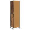 Vaatekaappi 2 pcs Vanha Puu 50 x 50 x 200 cm Tekninen puu