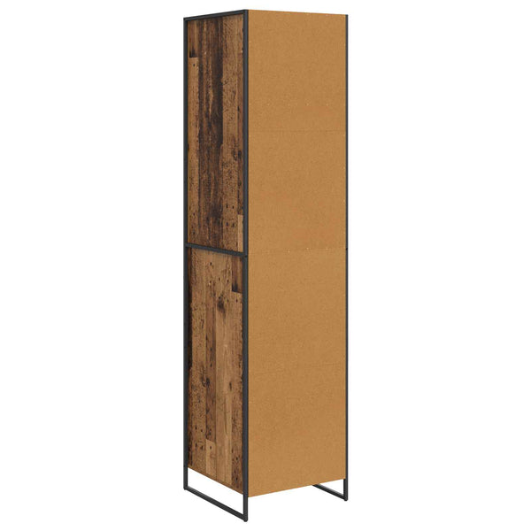 Vaatekaappi 2 pcs Vanha Puu 50 x 50 x 200 cm Tekninen puu