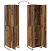 Vaatekaappi 2 pcs Vanha Puu 50 x 50 x 200 cm Tekninen puu
