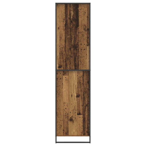 Vaatekaappi 2 pcs Vanha Puu 50 x 50 x 200 cm Tekninen puu
