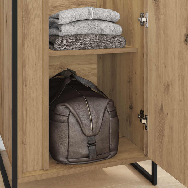 Vaatekaappi 2 pcs Taidekoivu 50 x 50 x 200 cm Tekninen puu