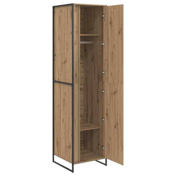 Vaatekaappi 2 pcs Taidekoivu 50 x 50 x 200 cm Tekninen puu