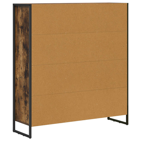 Kirjahylly 99,5 x 30 x 108 cm Tekninen puu Savupuu