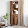Korkeat kaapit 2 kpl Vanha Puu 60 x 36 x 300 cm Tekninen puu