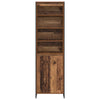 Korkeat kaapit 2 kpl Vanha Puu 60 x 36 x 300 cm Tekninen puu