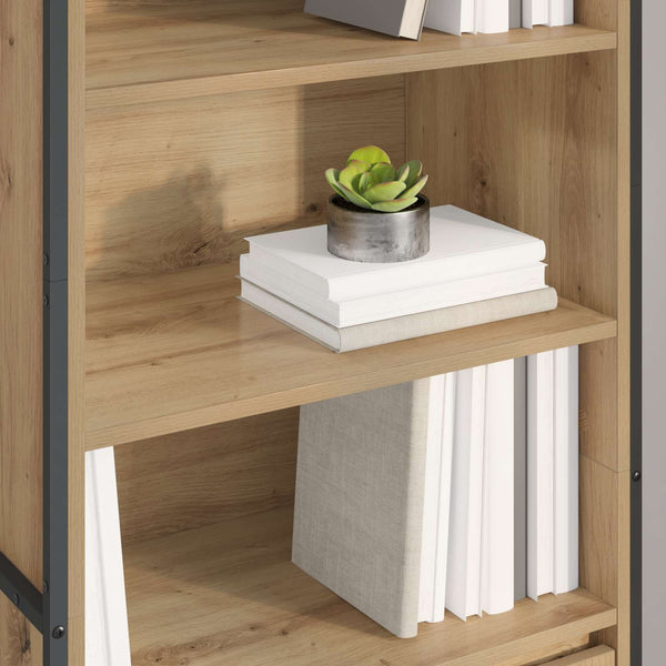 Korkeat kaapit 2 kpl Taidekoivusta 60 x 36 x 300 cm Tekninen puu