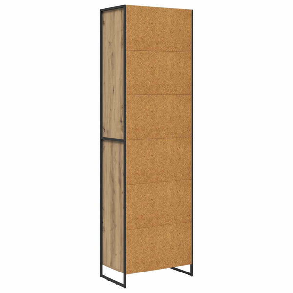 Korkeat kaapit 2 kpl Taidekoivusta 60 x 36 x 300 cm Tekninen puu
