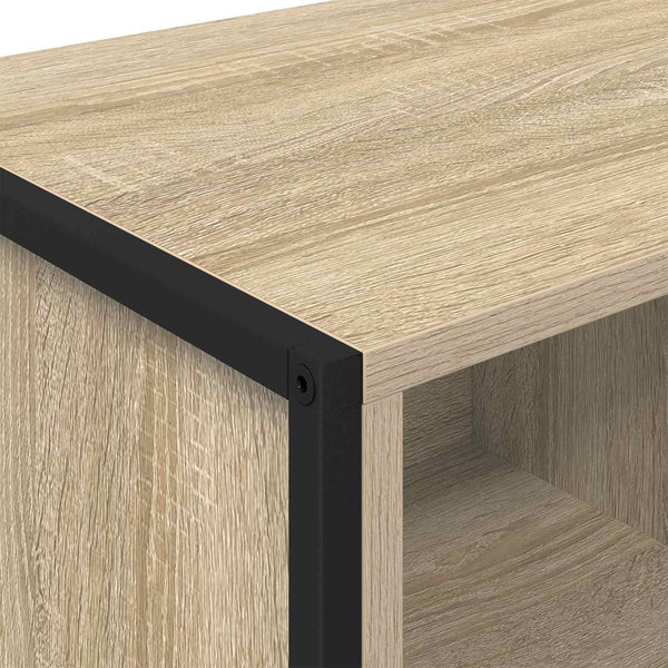 Sivupöytä 2 pcs Sonoma 81 x 36 x 150.5 cm Tekninen puu
