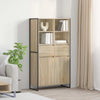 Sivupöytä 2 pcs Sonoma 81 x 36 x 150.5 cm Tekninen puu