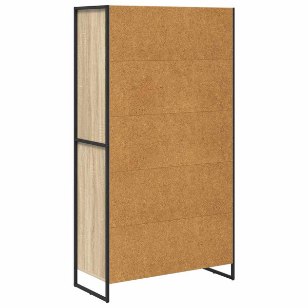 Sivupöytä 2 pcs Sonoma 81 x 36 x 150.5 cm Tekninen puu