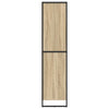 Sivupöytä 2 pcs Sonoma 81 x 36 x 150.5 cm Tekninen puu