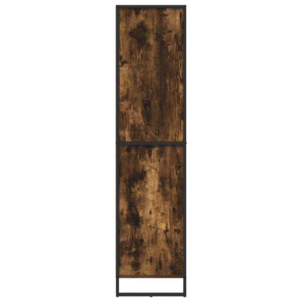 Sivupöytä 2 pcs Savupuu 81 x 36 x 150.5 cm Tekninen puu