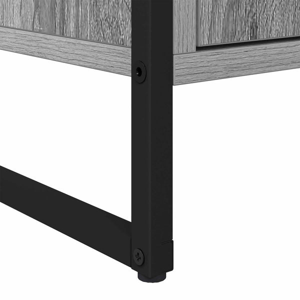 Sivupöytä 2 pcs Harmaa Sonoma 81 x 36 x 150.5 cm Tekninen puu