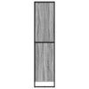 Sivupöytä 2 pcs Harmaa Sonoma 81 x 36 x 150.5 cm Tekninen puu
