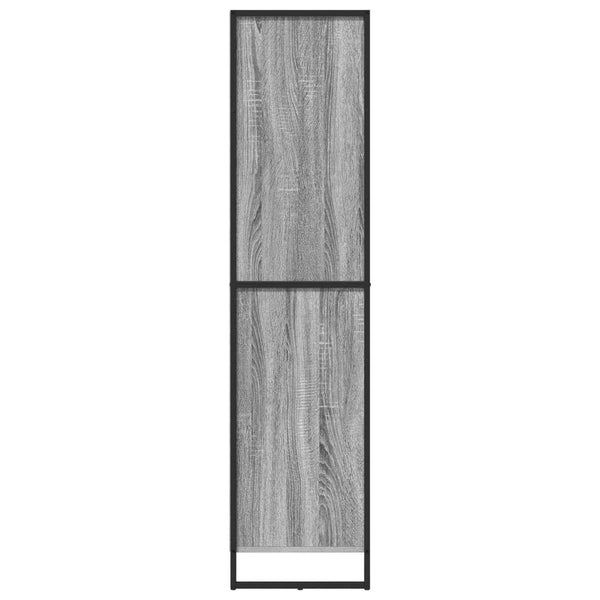 Sivupöytä 2 pcs Harmaa Sonoma 81 x 36 x 150.5 cm Tekninen puu