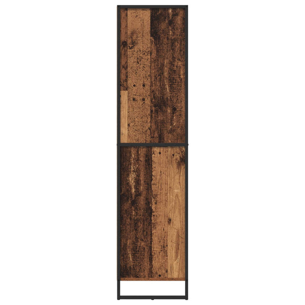 Sivupöytä 2 pcs Vanha Puu 81 x 36 x 150.5 cm Tekninen puu