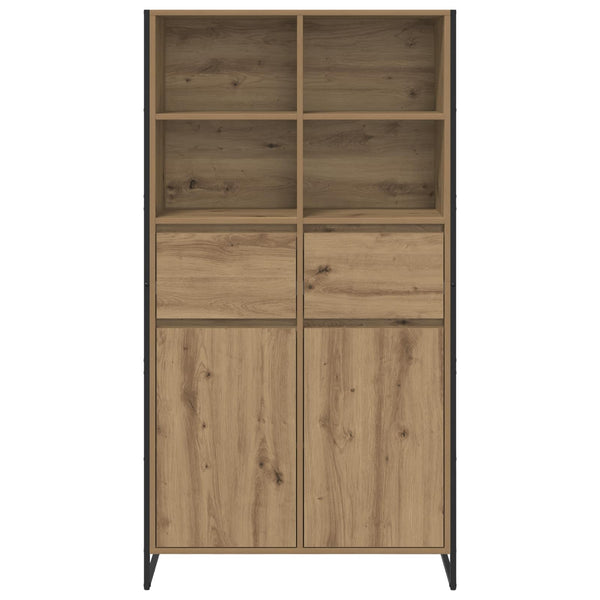 Sivupöytä 2 pcs Taidekoivu 81 x 36 x 150.5 cm Tekninen puu