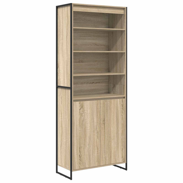 Korkeat kaapit 60 x 36 x 300 cm 2 kpl Sonoma Tekninen puu
